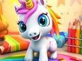 Mchezo Kitabu cha Kuchorea: Unicorn  online