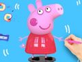 Mchezo Kitabu cha kuchorea: Nguruwe ya Peppa  online