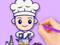 Mchezo Kitabu cha Kuchorea: Chef  online