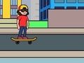 Mchezo Wheelie ya Skateboard  online