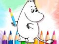 Mchezo Kitabu cha kuchorea: Moomin  online