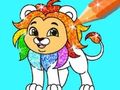 Mchezo Kitabu cha Kuchorea: Simba  online