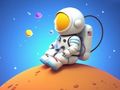 Mchezo Kitabu cha Kuchorea: Spaceman Ameketi  online