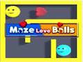 Mchezo Maze Upendo Mipira  online