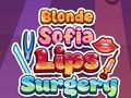 Mchezo Blonde Sofia: Upasuaji wa Midomo  online