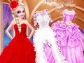 Mchezo Elsa Tofauti Harusi Dress Sinema  online