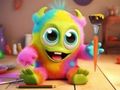 Mchezo Kitabu cha kuchorea: Monster  online