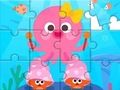 Mchezo Mafumbo ya Jigsaw: Pweza Mzuri  online