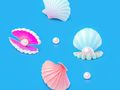Mchezo Kitabu cha Kuchorea: Shells  online