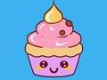Mchezo Kitabu cha Kuchorea: Cupcake  online