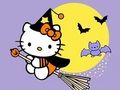 Mchezo Kitabu cha Kuchorea: Kitty Halloween  online