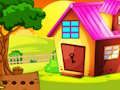 Mchezo Tiled Roof House Gold Hazina Escape  online