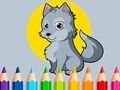 Mchezo Kitabu cha Kuchorea: Wolf  online