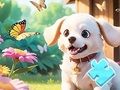 Mchezo Jigsaw Puzzle: Mbwa Katika Bustani  online