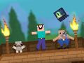 Mchezo Noob: Kuishi Terraria  online