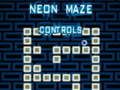 Mchezo Udhibiti wa Maze ya Neon  online