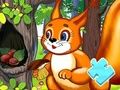 Mchezo Jigsaw Puzzle: Squirrel Ficha Chakula  online