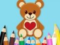 Mchezo Kitabu cha Kuchorea: Toy Bear  online