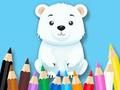 Mchezo Kitabu cha Kuchorea: Dubu wa Polar  online