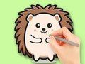 Mchezo Kitabu cha Kuchorea: Hedgehog nzuri  online
