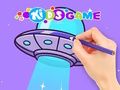 Mchezo Kitabu cha Kuchorea: Spaceship Katika Sayari  online