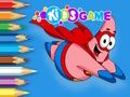 Mchezo Kitabu cha Kuchorea: Nyota ya Super Patrick  online