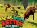 Mchezo Simulator ya Vita vya Ufalme wa Wanyama 3D  online