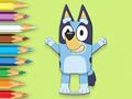 Mchezo Kitabu cha Kuchorea: Happy Bluey online Mchezo Kitabu cha Kuchorea: Happy Bluey online