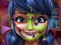 Mchezo Msichana aliye na alama ya Halloween online