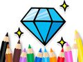Mchezo Kitabu cha Kuchorea: Shining-Diamond  online