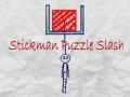 Mchezo Stickman puzzle kufyeka online