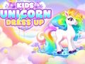 Mchezo Watoto Unicorn Dress Up  online