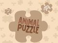 Mchezo Puzzle ya Wanyama  online