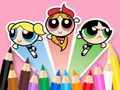 Mchezo Kitabu cha Kuchorea: Wasichana wa Powerpuff  online