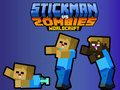 Mchezo Stickman vs Zombies Worldcraft online