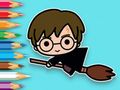 Mchezo Kitabu cha Kuchorea: Flying Potter  online