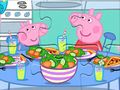 Mchezo Jigsaw puzzle: wakati wa chakula cha jioni cha Peppa online