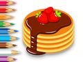 Mchezo Kitabu cha Kuchorea: Pancake ya Strawberry  online
