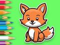 Mchezo Kitabu cha Kuchorea: Mtoto wa Fox  online