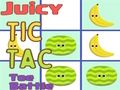 Mchezo Vita vya Juicy Tic Tac Toe  online