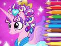 Mchezo Kitabu cha Kuchorea: Pony Princess  online