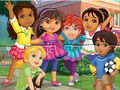 Mchezo Jigsaw Puzzle: Dora Ndani ya Jiji  online