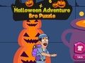 Mchezo Halloween adventure bro puzzle online