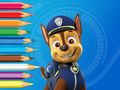 Mchezo Kitabu cha Kuchorea: Paw Patrol Chase  online