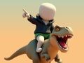 Mchezo Stickman. Uwanja wa Dinosaur online Mchezo Stickman. Uwanja wa Dinosaur online