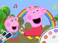 Mchezo Kitabu cha Kuchorea: Peppa Nguruwe Muddy Mapenzi  online