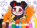 Mchezo Kitabu cha Kuchorea: Avatar World Cute Ibilisi  online