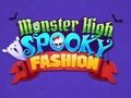 Mchezo Mtindo wa Monster High Spooky online Mchezo Mtindo wa Monster High Spooky online