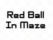 Mchezo Mpira Mwekundu Katika Maze  online