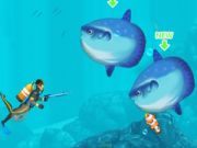 Mchezo Samaki Risasi - Samaki Hunter  online